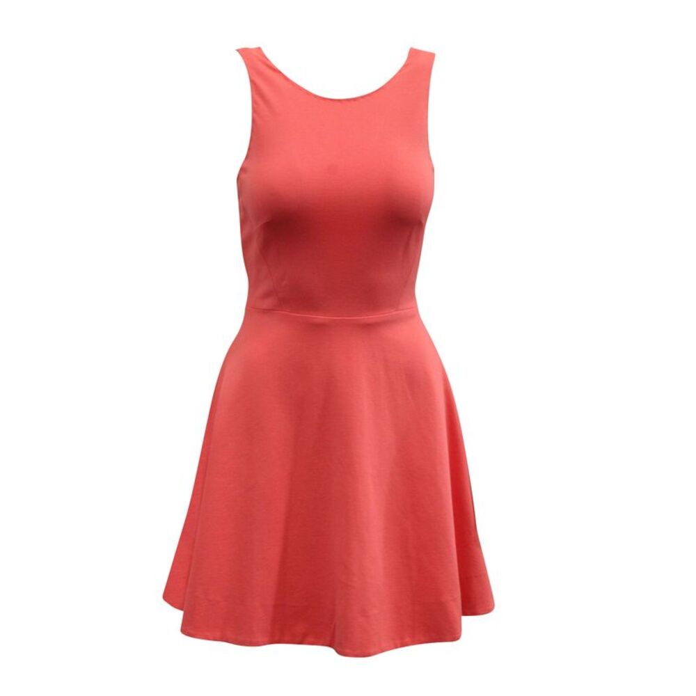 Kate Spade Ponte Bow Back Fit & Flare Dress in Pink Viscose